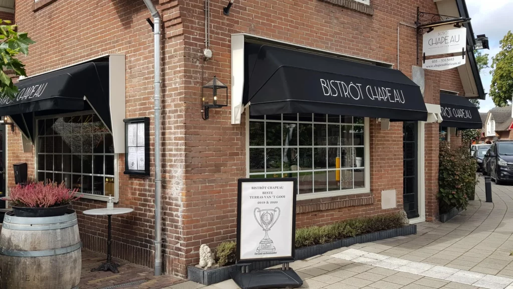 Bistro-Chapeau-Blaricum Rem zonwering W&O markies markiezen